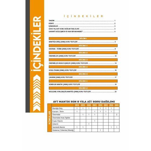 2026 YKS-AYT MANTIK Kara Kutu ÖSYM Çıkmış Soru Havuzu Bankası Dijital Çözümlü