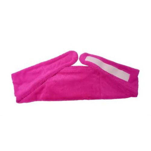 Sıcak Su Torbası Bel Ve Omuz İçin Kuşak Şeklinde Peluş Pembe Termofor 1500ml 160x22cm