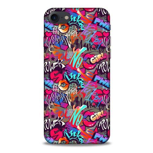 Graffitix (8) Desenli Silikon Kapak Apple Iphone 8 Kılıf
