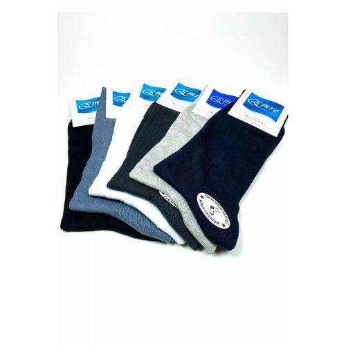 Penye Yazlık Erkek Çorap Burun Dikişsiz Takviyeli Topuk ve Burun 6 çift