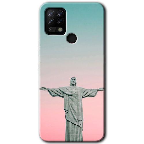 Tecno Pova HD Baskılı Kılıf + 9D Tam Ekran Koruyucu - Rio