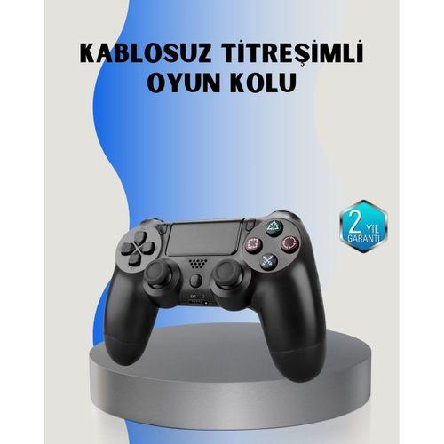 Ps4 Uyumlu Kablosuz Oyun Kolu – Gerçekçi Titreşimli Geri Bildirim