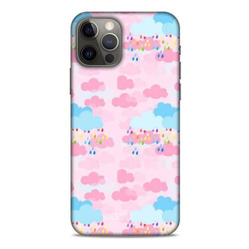 Apple iPhone 12 Pro Kılıf Pastel Renkler (49) Ultra Silikon Kılıf Şeker Pembe Mavi