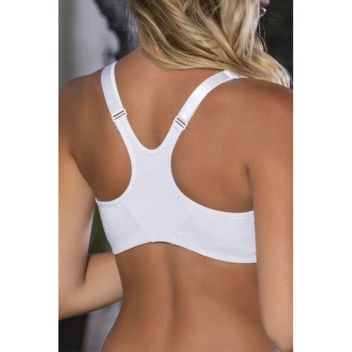 Beyaz Önden Fermuarlı Pamuklu Sütyen,günlük Ve Medikal Kullanım İçin, Kadın İç Giyim