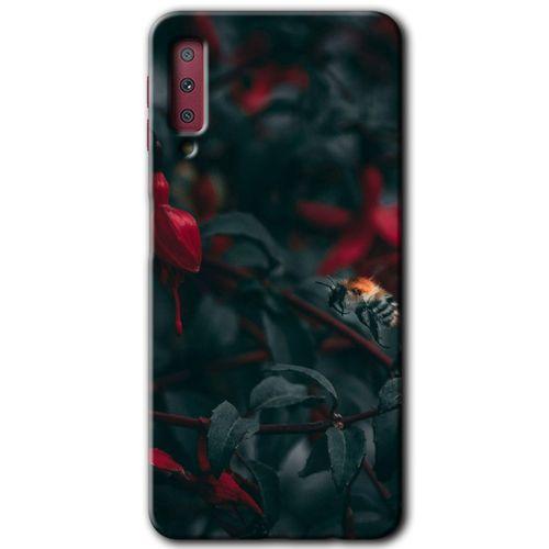 Potkal Hediye Fabrikası Samsung Galaxy A7 2018 Kılıf HD Desen Baskılı Arka Kapak - Avcı Arı