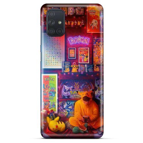 Retro (27) Desen Tasarımlı Kılıf Renkli Samsung Galaxy M51 Kılıf