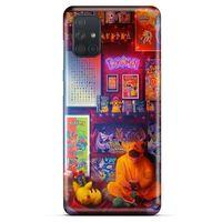 Retro (27) Desen Tasarımlı Kılıf Renkli Samsung Galaxy M51 Kılıf