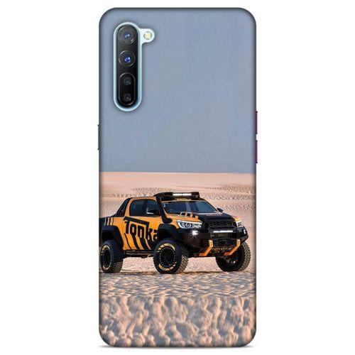 Lopard Oppo Reno 3 Uyumlu Kılıf PickUpX (44) Tough Armor Kılıf Turuncu Siyah