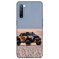 Lopard Oppo Reno 3 Uyumlu Kılıf PickUpX (44) Tough Armor Kılıf Turuncu Siyah