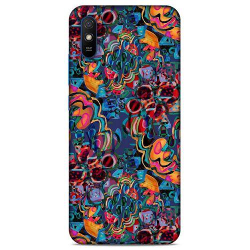 Lopard Xiaomi Redmi 9A Uyumlu Kılıf Soyut Sanat (28) Desenli Arka Kapak
