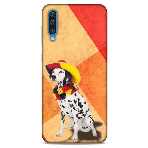 Samsung Galaxy A50 Kılıf Köpek Kıyafetleri (19) Kılıfları Dalmaçyalı Şapka