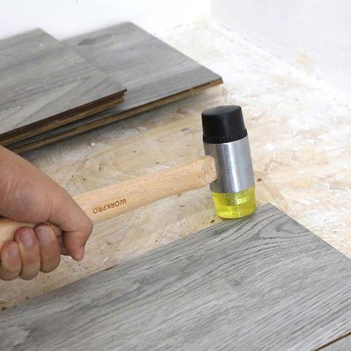 WORKPRO WP241050 35mm Ahşap Saplı Çift Başlı Hassas Lastik Çekiç