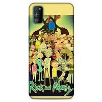 Samsung Galaxy M30s Uyumlu Kılıf Rick And Morty (38) Neo Hybrid Kılıf Rick Sanchez