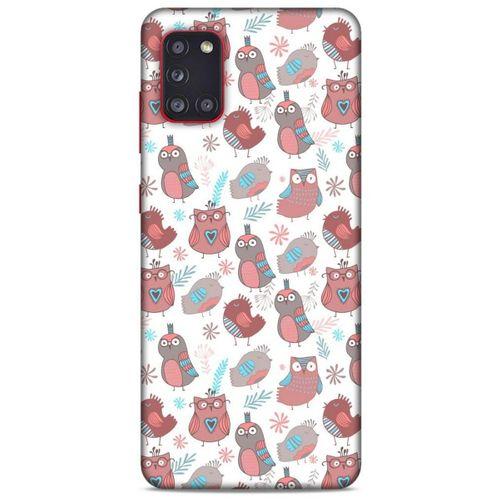 Baykuşlar (42) Desenli Silikon Kapak Telefon Kabı Samsung Galaxy A31 Kılıf