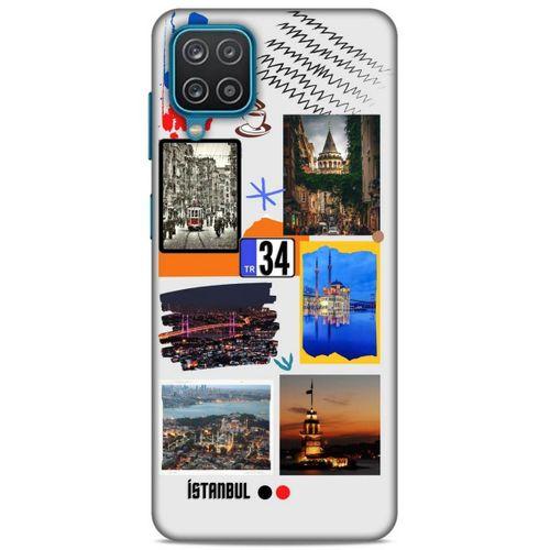 Lopard Samsung Galaxy A12 Uyumlu Kılıf Şehirli ※ (34) İstanbul Slim Armor Kılıf