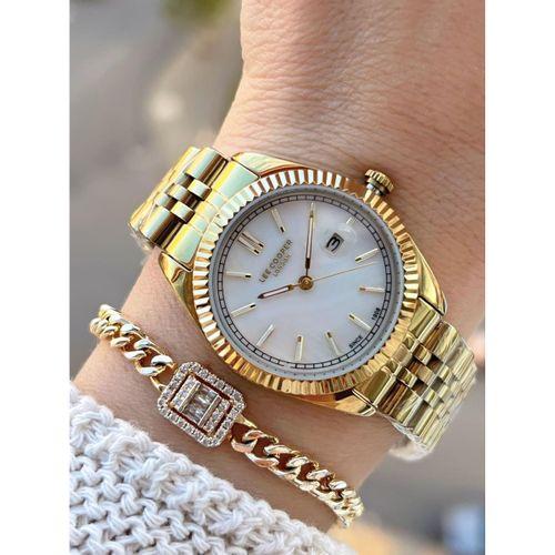 Lee Cooper Çelik Kordonlu 3 Atm Suya Dayanıklı 2 Yıl Garantili Kadın Kol Saati BC.08210.120