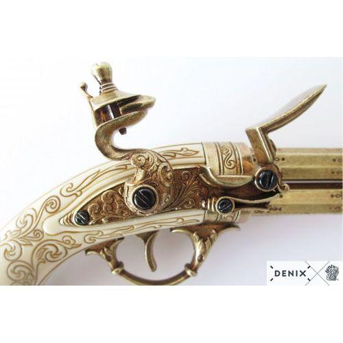Denix Koleksiyon Grubu-2 NAMLULU TABANCA, FRANSA 18. C-JDNX1305-Orijinalden ilham alan tasarım.