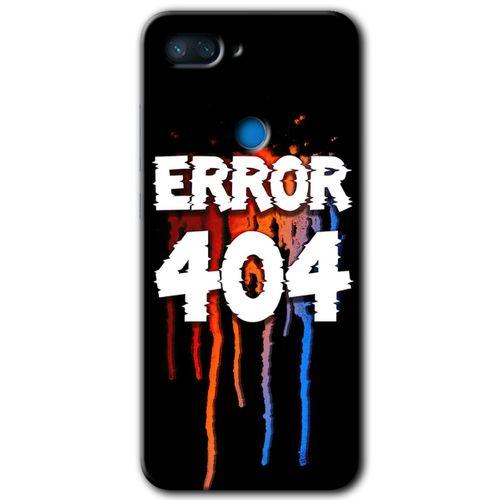 Xiaomi Mi 8 Lite Kılıf HD Desen Baskılı Arka Kapak - 404 Error