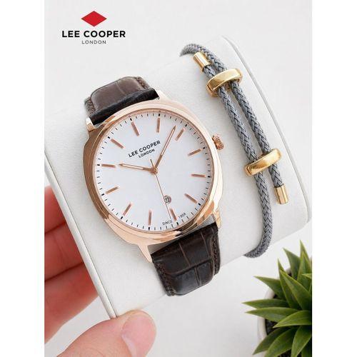 Lee Cooper Deri Kordon Takvimli Kadran 2 Yıl Garantili 5 Atm Suya Dayanıklı Erkek Kol Saati 8248.432