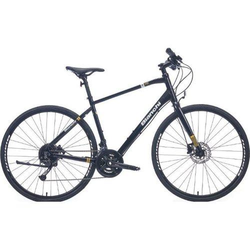 Bianchi T0011x2 Hidrolik Fren 18 Vites Şehir Bisikleti Siyah-Celeste 46 Cm