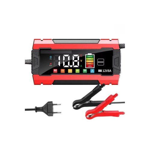 12v 8a Akıllı Akü Şarj Cihazı 12v 8a Lcd Ekranlı Pulse Repair Otomatik Akü Şarj & Desülfatör