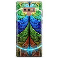 Samsung Galaxy Note 9 Kılıf Fraktal Rofle Arka Kapak Koruma Desenli Full Koruyucu