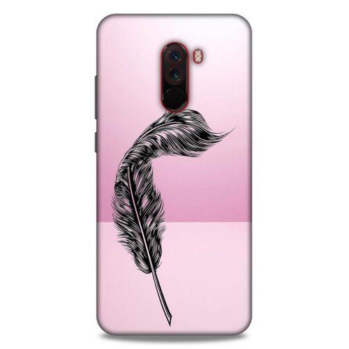 Lopard Xiaomi Pocophone F1 Uyumlu Kılıf Tattoo's (29) Arka Koruma Kılıfı Tüy Dövmesi