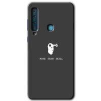 Galaxy A9 2018 Kılıf HD Desen Baskılı Arka Kapak - Headshot + Kırılmaz Cam