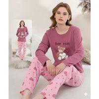 Boyraz 0354 Kadın Penye Uzun Kol Pijama Takımı