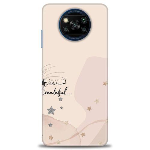 Xiaomi Poco X3 Pro Kılıf HD Baskılı Kılıf - Greateful + Tam Ekran Koruyucu