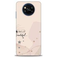 Xiaomi Poco X3 Pro Kılıf HD Baskılı Kılıf - Greateful + Tam Ekran Koruyucu