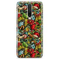 Xiaomi Redmi K30 Kılıf Mery Christmas Doodle Arka Kapak Koruma Desenli Full Koruyucu