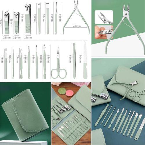 Kendiliğininden Çantalı Seyahat Tipi 16 Parça Manikür Pedikür Seti
