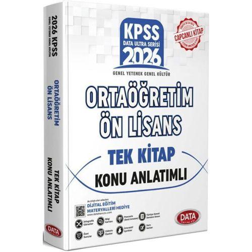 2026 KPSS Lise Ön Lisans Genel Kültür Genel Yetenek Tek Kitap Konu Data Yayınları