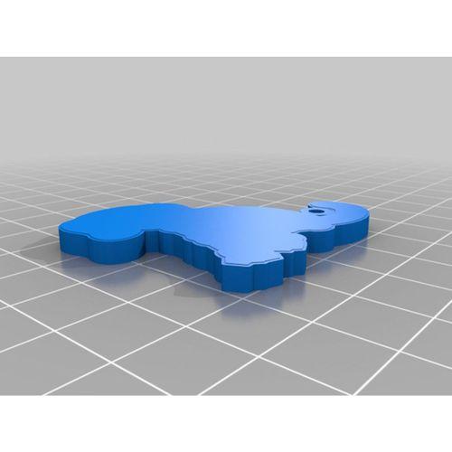 Köpek İskeleti Lithopane Anahtarlık (Bu ürün Sadece Plastik parçadır - Almadan Önce Soru Sorabilirsiniz)