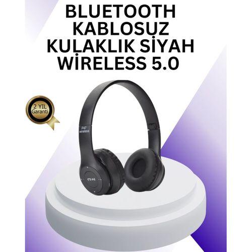 Bluetooth 5 0 Kablosuz Kulak Üstü Kulaklık | Stereo Ses Ve Katlanabilir Tasarım