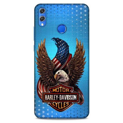 Huawei Honor 8x Uyumlu Kılıf Motorsiklet (38) Neo Hybrid Kılıf Harley Davidson
