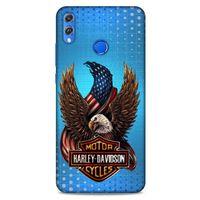 Huawei Honor 8x Uyumlu Kılıf Motorsiklet (38) Neo Hybrid Kılıf Harley Davidson