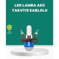 Aküden Çalışan 12v Led Ampul Taşınabilir Kullanım