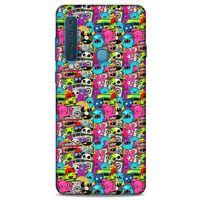 Graffitix (34) Desenli Silikon Kapak Samsung Galaxy A9 2018 Kılıf