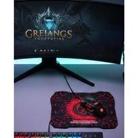 Mouse Mousepad Seti 3 Dpı Ayarı Ve Led Işıklı Ergonomik Yapı
