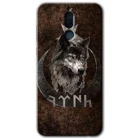 Potkal Hediye Fabrikası Huawei Mate 10 Lite HD Baskılı Kılıf + 9D Tam Ekran Koruyucu - Bozkurt Göktürk