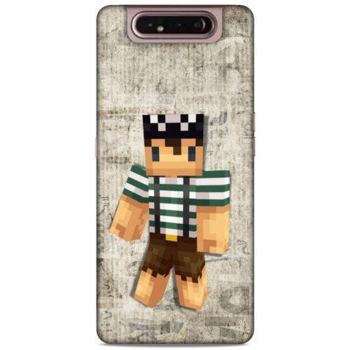 Lopard Samsung Galaxy A80 Uyumlu Kılıf PiXel (48) Bumper Kılıf Bob MC