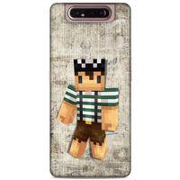 Lopard Samsung Galaxy A80 Uyumlu Kılıf PiXel (48) Bumper Kılıf Bob MC