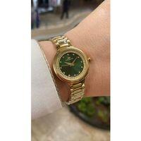 Ferro Quartz Çelik Altın Rengi Yeşil Kadran 28 mm Kadın Kol Saati
