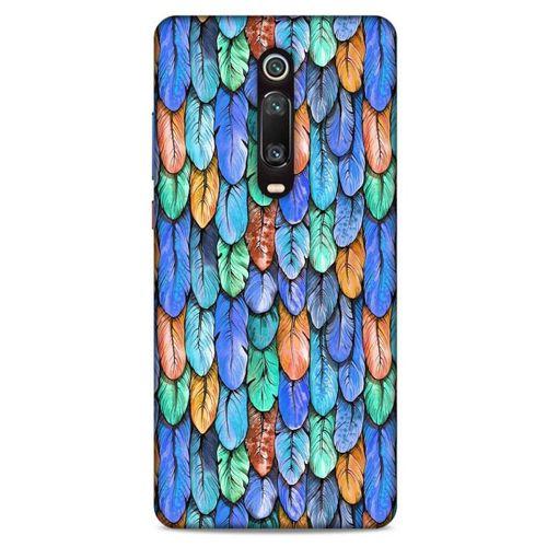 Xiaomi Mi 9T Pro Kılıf Desenli Özel Seri Tüyler (37) Silicone Cover