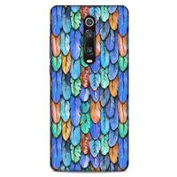 Xiaomi Mi 9T Pro Kılıf Desenli Özel Seri Tüyler (37) Silicone Cover