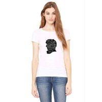 Sherlock İmpossible Baskılı Beyaz Kadın Tshirt