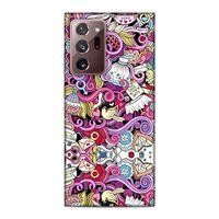 Samsung Galaxy Note 20 Ultra Kılıf Sevgili Doodle Arka Kapak Silikon Koruma Full Koruyucu