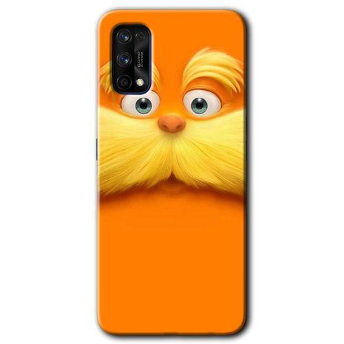 Realme 7 Pro Kılıf HD Desen Baskılı Arka Kapak - Garfield + Kırılmaz Cam
